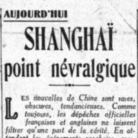 Shanghai point névralgique