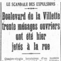Le scandale des expulsions