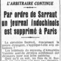 Journaux interdits - L'arbitraire continue