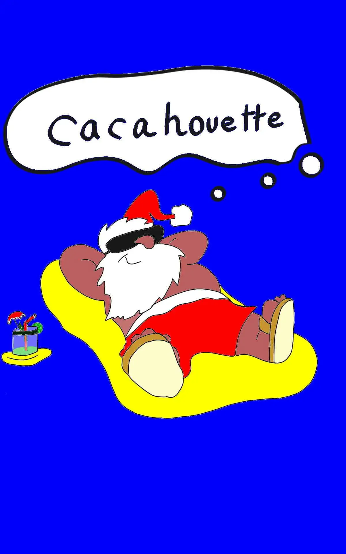 père noël à Chamois l'Orgueilleux 21 août 2024