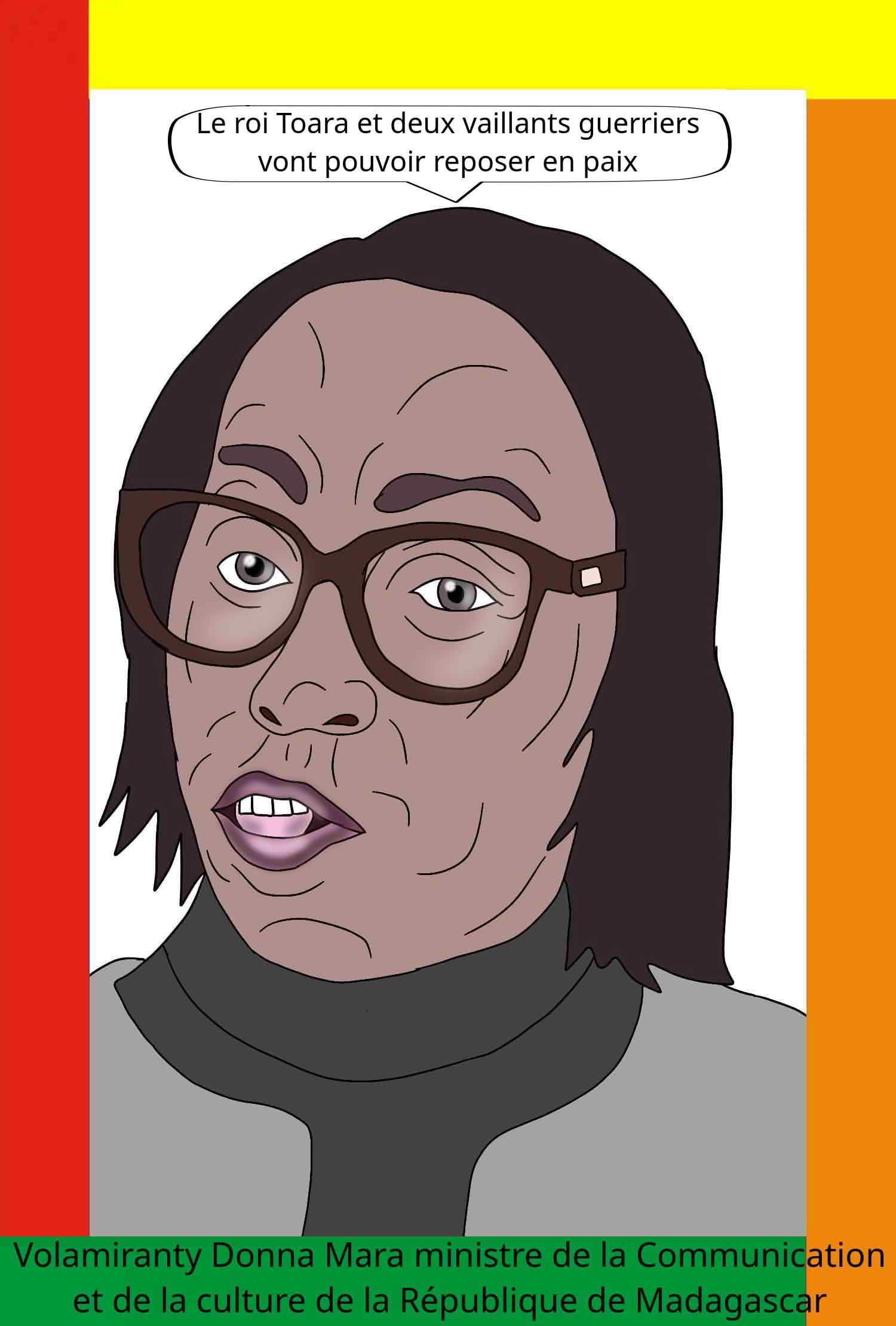 Volamiranty Donna Mara ministre communication et culture de Madagascar