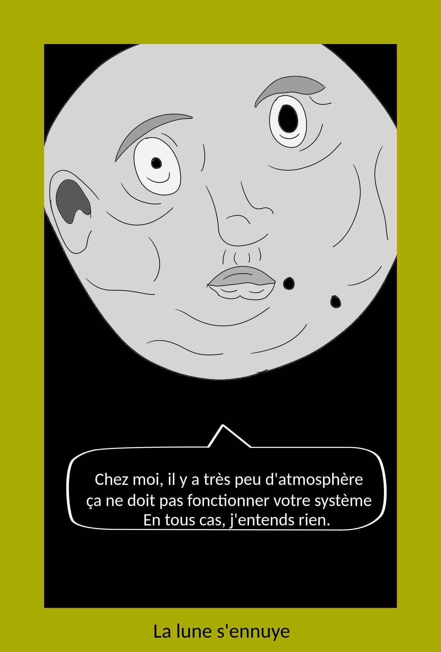 Lune qui s'ennuye
