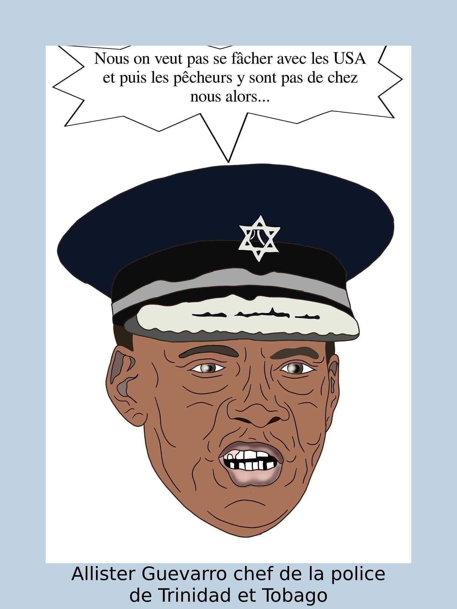 Allister Guevarro commissioner de Trinidad et Tobago