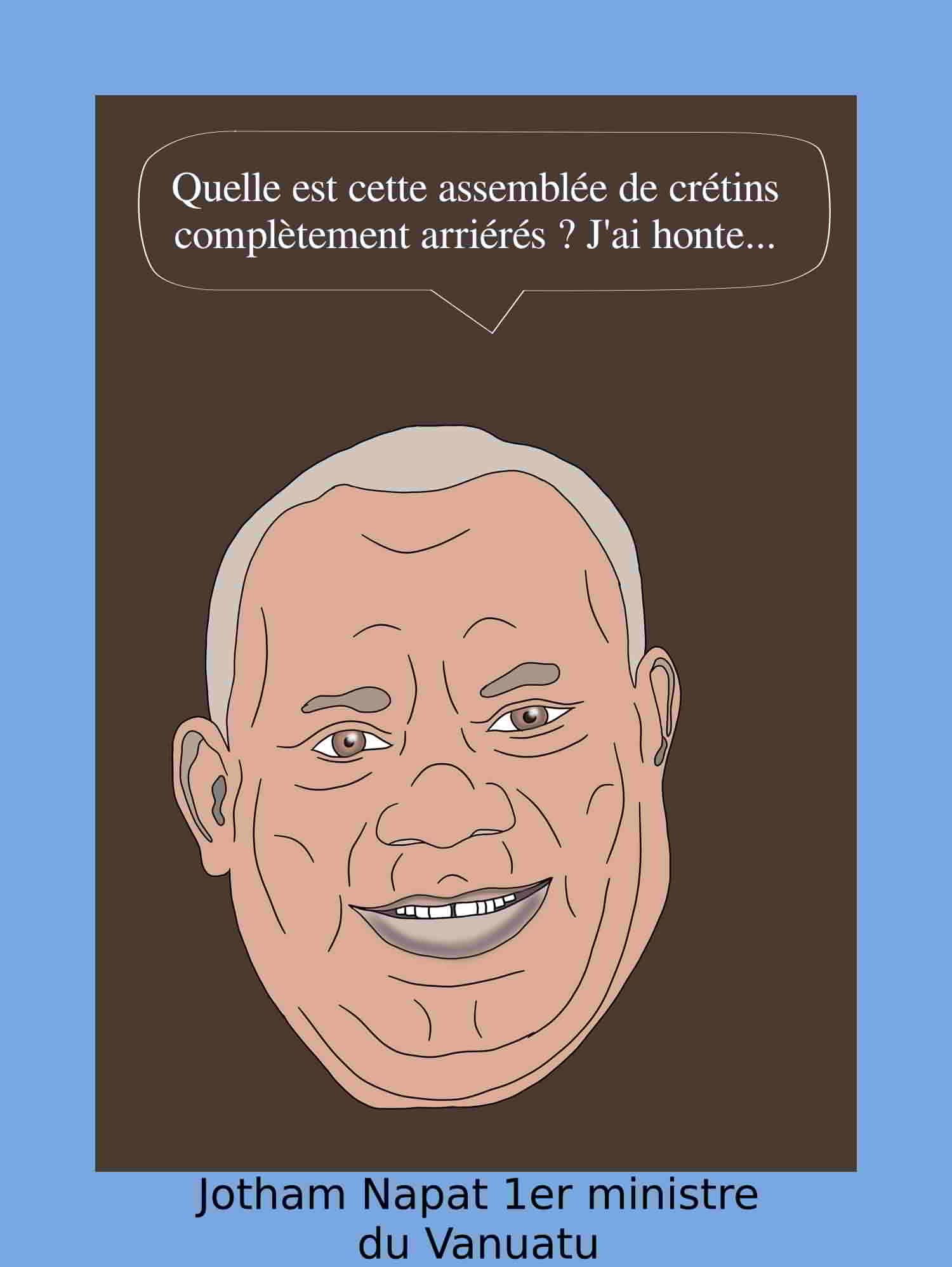 Jotham Napat 1er ministre du Vanuatu