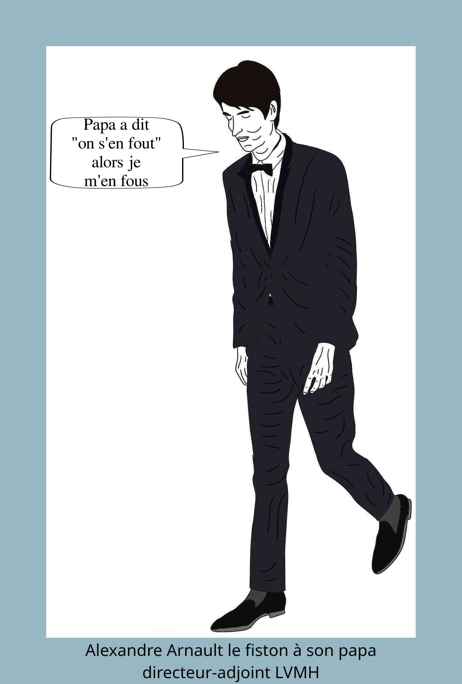 Alexandre Arnault le fiston à son papa directeur adjoint LVMH