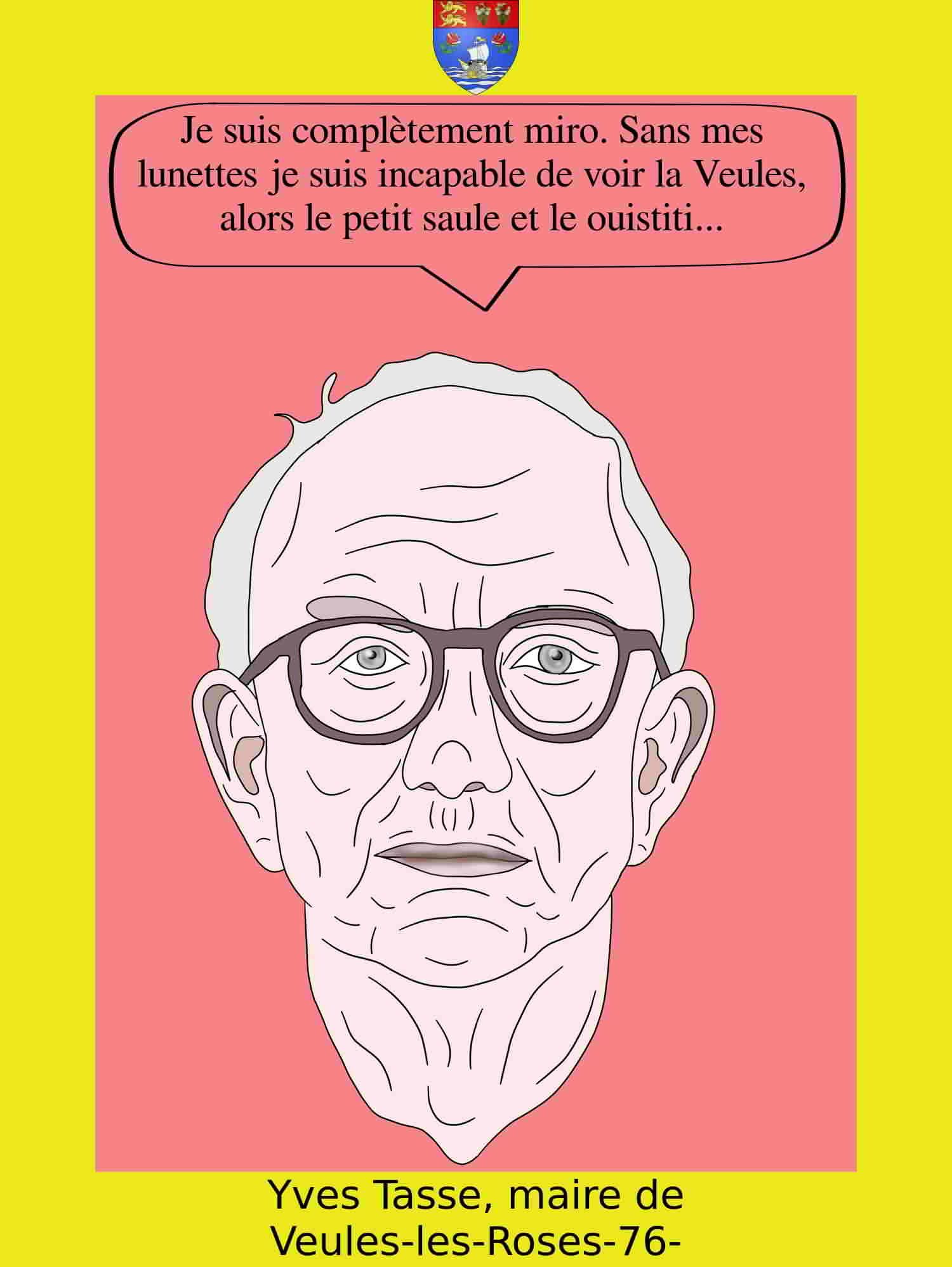 Yves Tasse Maire de Veules les Roses -76-
