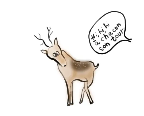 Cheveuil ivre humour dessin