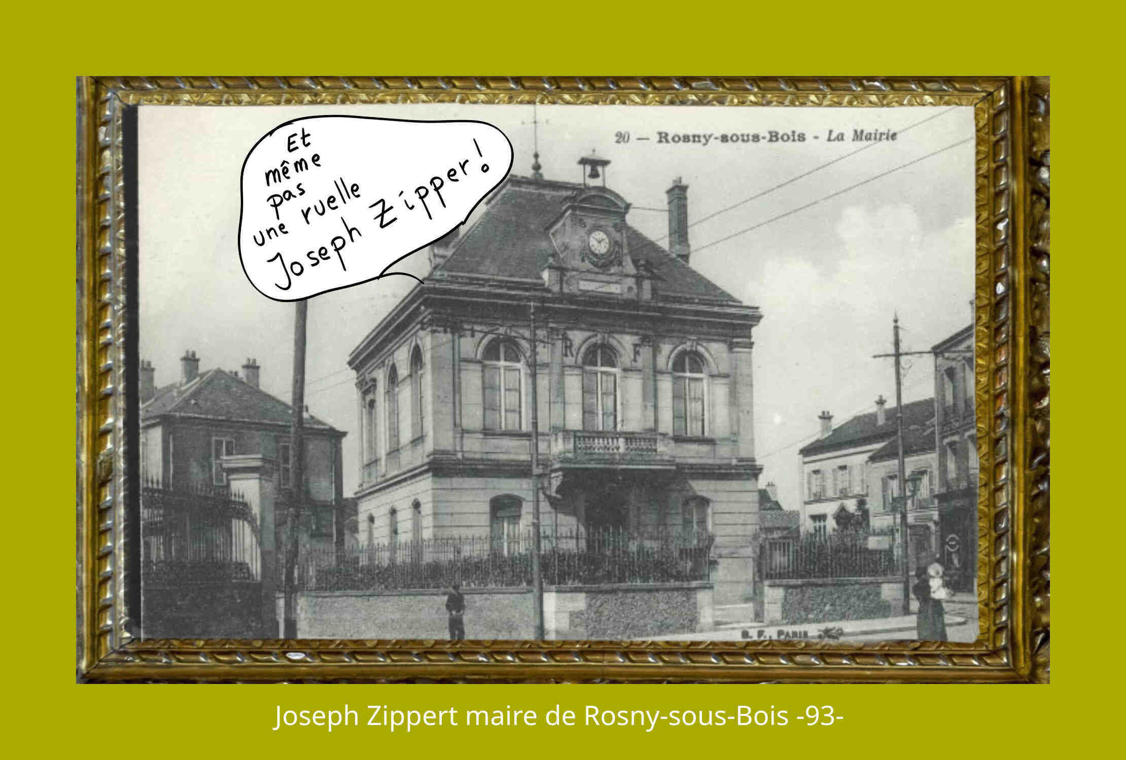 Joseph Zipper maire de Rosny sous Bois 93 