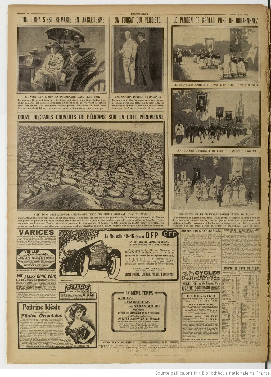 Excelsior douze mille pélicans sur une ile du Pérou le commerce du guano page