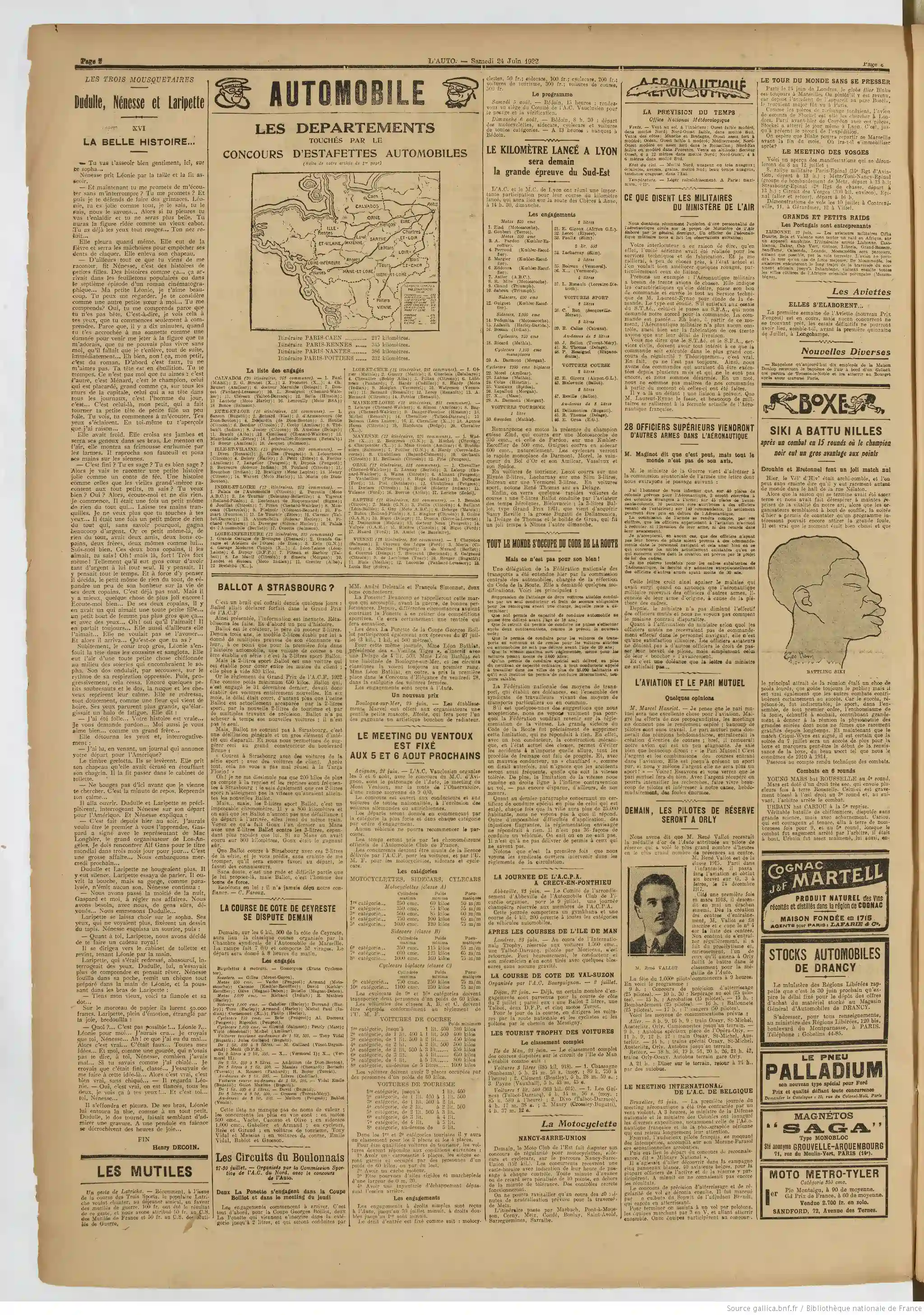 LAuto vélo édition du 24 juin 1922 page 4 05 1