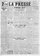 La Presse quotidien du 24 mai 1922 contre la vie chère