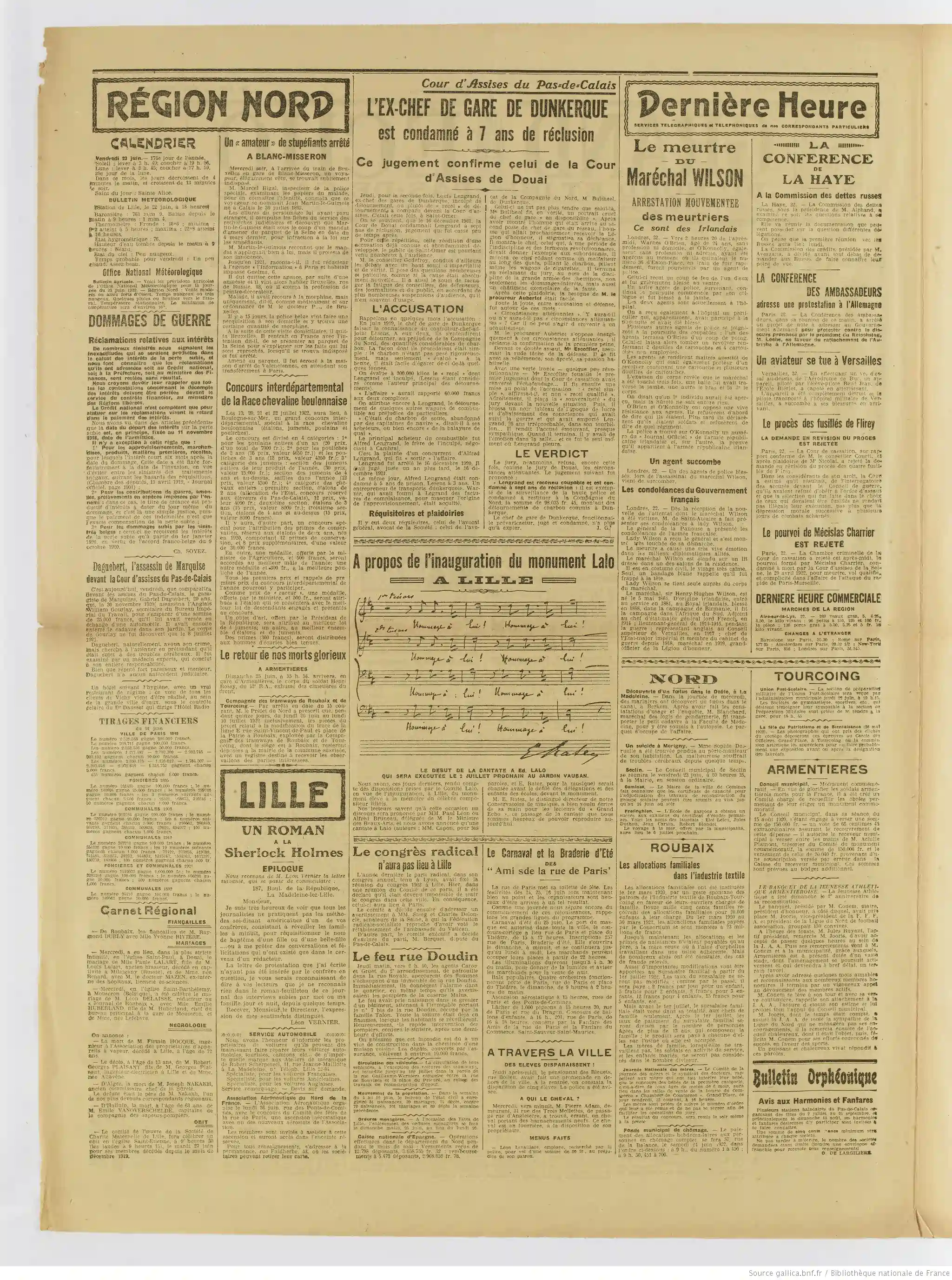 Le Grand écho du Nord édition du 24 juin 1922 page 02 05