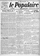 Le Populaire édition du 21 juin 1922 la météo v la une