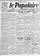 Le Populaire édition du 27 juin 1922 v la une la police parisienne 1