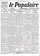 Le Populaire presse hebdomadaire socialiste journal du 23 mai 1922 la foire de Paris page 01 une page 01 une 05 05
