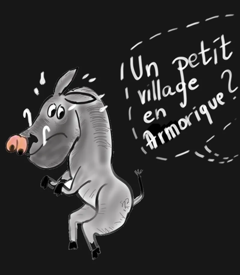 dessin Titine le sanglier de Saint Valery sur Somme