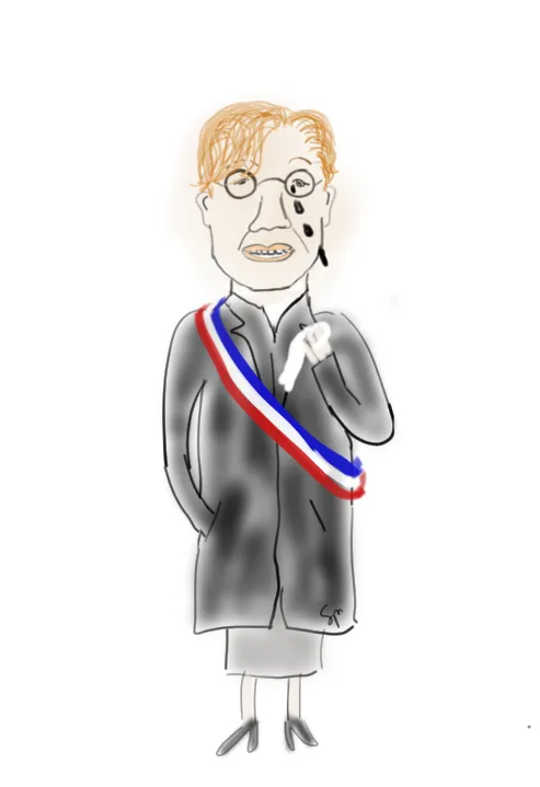 dessin la mort des fossoyeurs Rennes maire Nathalie Appere