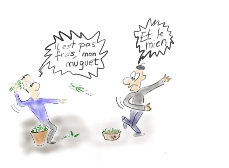 vente sauvage du muguet a villefranche du Lauragais